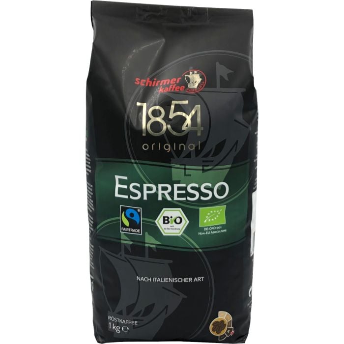 Schirmer Espresso fair trade en bio koffiebonen