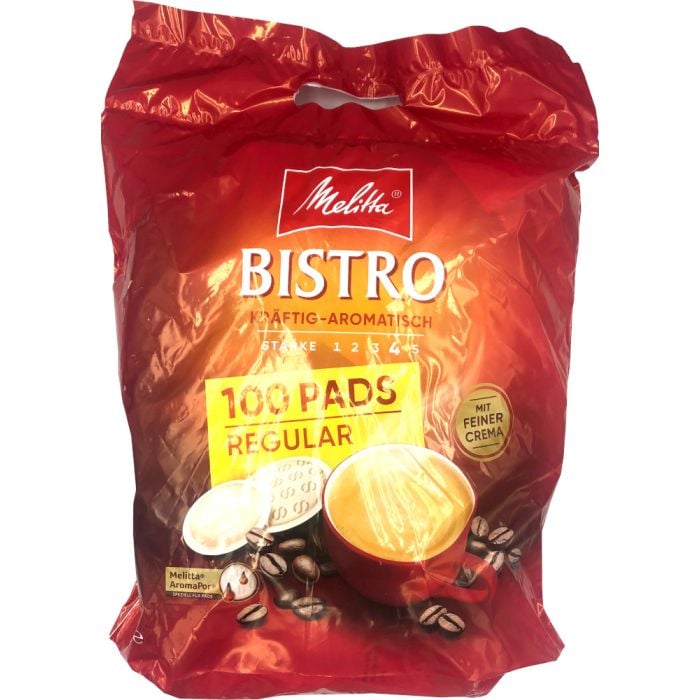 Melitta Bistro Voordeelzak 100 koffiepads krachtig