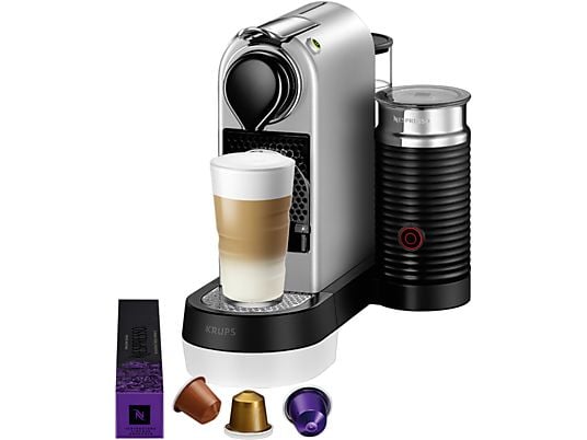 KRUPS Nespresso CitiZ & Milk XN761B - Zilver