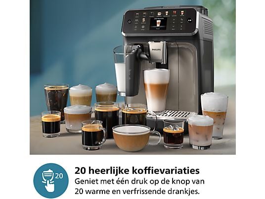 PHILIPS EP5549/70 Volautomatische espressomachine Zwart - Afbeelding 10