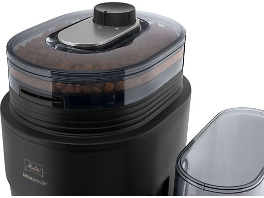MELITTA Filterkoffiezetapparaat met geïntegreerde molen MELITA AromaFresh II Glas Basic 1030-06 Filterkoffiezetapparaat Zwart - Afbeelding 2