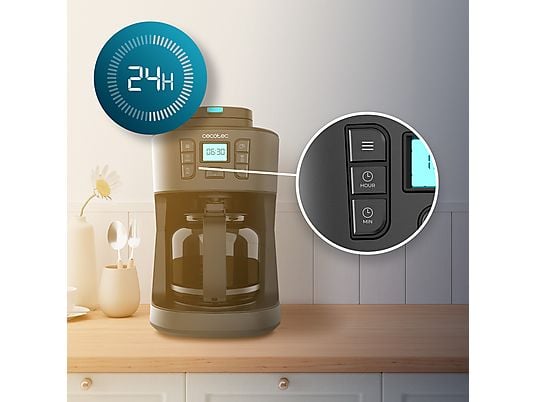 CECOTEC Coffee 66 Grind-Drop Koffiezetapparaat Zwart - Afbeelding 3