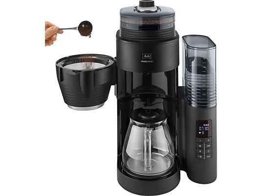 MELITTA Filterkoffiezetapparaat met geïntegreerde molen MELITA AromaFresh II Glas Basic 1030-06 Filterkoffiezetapparaat Zwart - Afbeelding 4