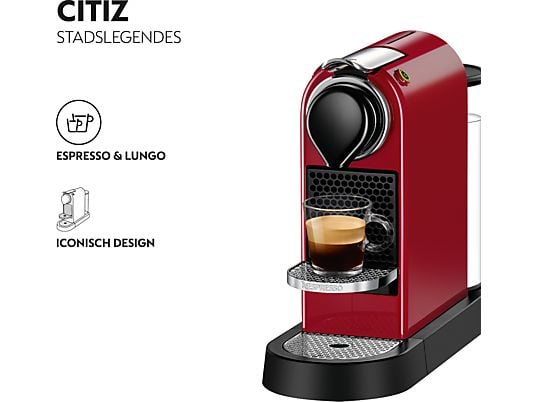 KRUPS Nespresso CitiZ XN7415 Rood - Afbeelding 5